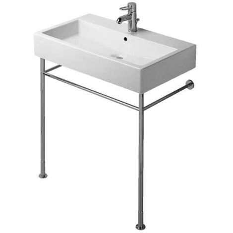 Duravit Vero - Console métallique pour lavabo, chromé - console pour lavabo Vero 045480 0030661000