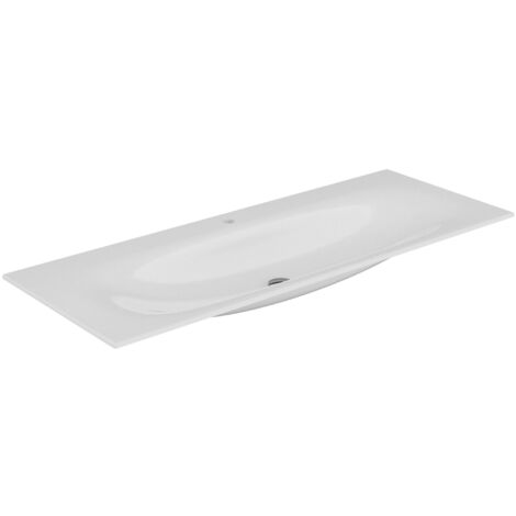 KEUCO EDITION 11 Lavabo à encastrer en céramique, 1407x17x538mm,