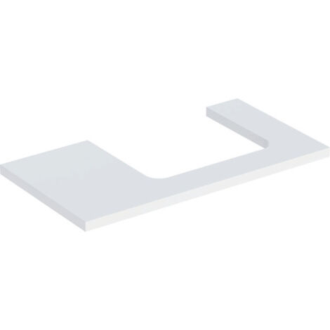 Geberit ONE Plan de lavabo, découpe à droite, 90x3x47 cm, (1/2)