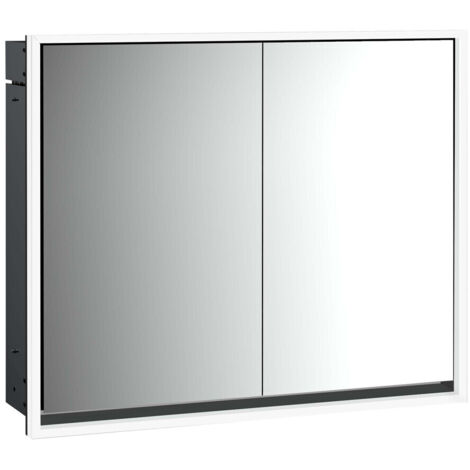 emco loft Armoire de toilette avec éclairage, 800mm, 2 portes, (1/5)