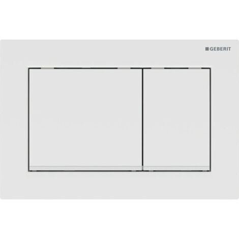 Geberit Omega20 Plaque de déclenchement, pour rinçage à 2