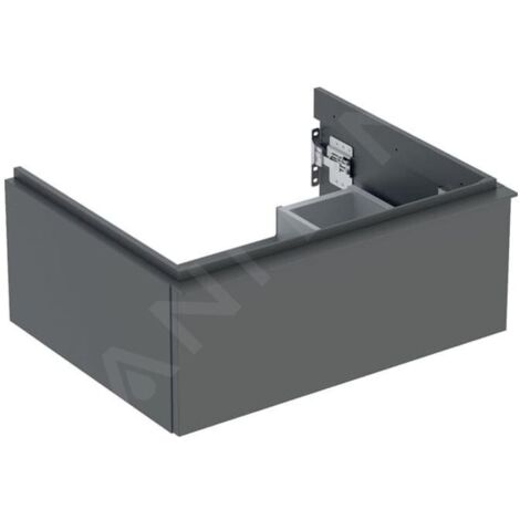 Geberit iCon, armoire basse pour lavabo, 1 tiroir, 59,2x24,7x47,6 (1/2)