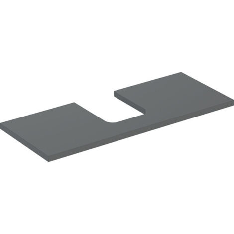 Geberit ONE Plaque de lavabo, découpe au centre, pour lavabo à (1/2)