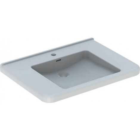 Lavabo Geberit RENOVA COMFORT SQUARE 750x550mm unterfahrbar we