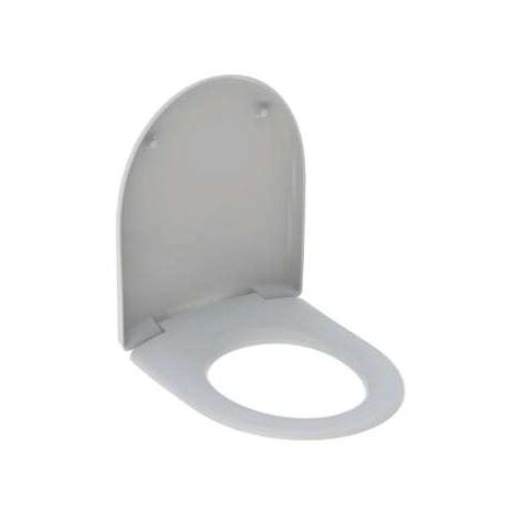 Geberit – Siège de WC avec abattant Duroplast – Fixation par le haut – Entraxe 15,5 cm – Finitions blanc, manhattan, pergamon