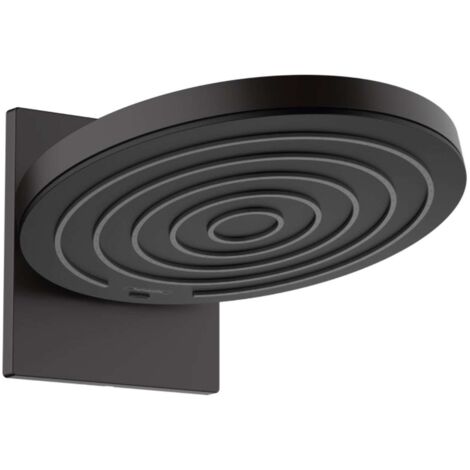 Hansgrohe Pulsify S - Douche de tête 260 avec raccordement, 2 jets, noir mat 24150670
