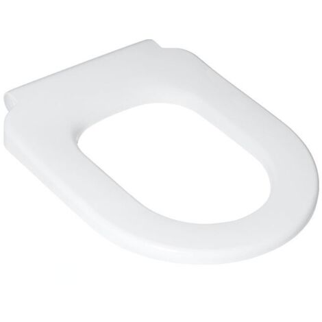 Villeroy & Boch Subway 2.0 - Abattant WC sans couvercle, blanc alpin 9M746101