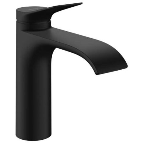 Hansgrohe Vivenis - Mitigeur de lavabo avec bonde, EcoSmart, CoolStart, noir mat 75023670