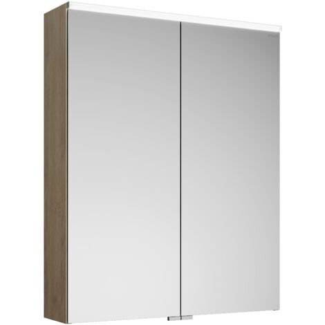 Armoires de toilette burgbad Eqio avec éclairage LED à poser, 2 (1/4)