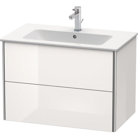 DURAVIT XS417208585 Meuble sous-lave-mains XSquare, 2 tiroirs, pour ME (1/3)