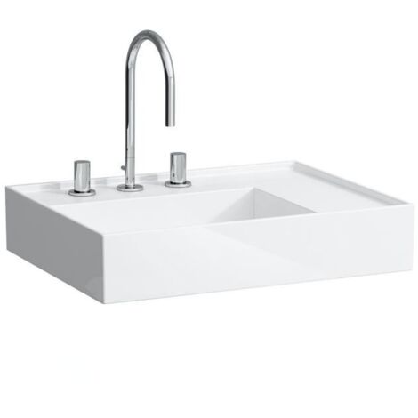 LAUFEN Kartell lavabo, 3 trous pour robinets, sans trop-plein, (1/4)