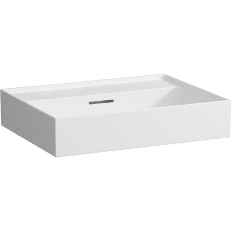LAUFEN Kartell lavabo à poser sans trou pour robinetterie, avec
