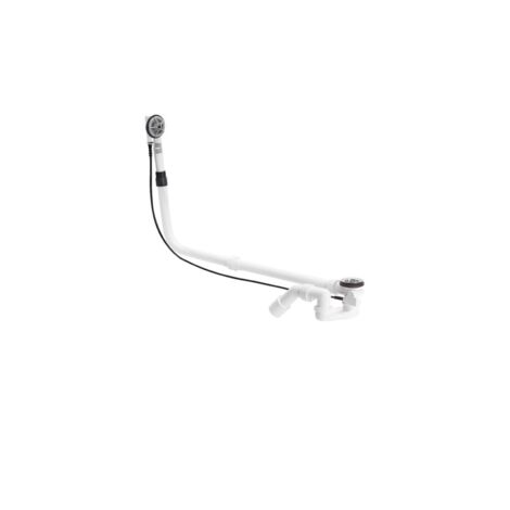 Garniture d'écoulement et de trop-plein Ø 52mm – Débit 0,92 l/s – Longueur 725mm – Compatible baignoires Bette
