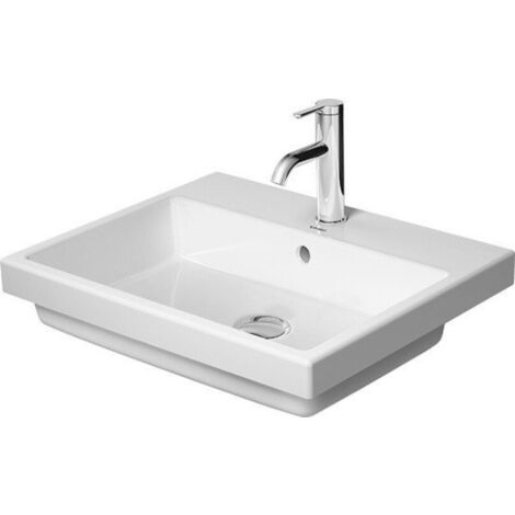 Duravit Vero Air lavabo à encastrer 55x45,5cm, avec trop-plein,
