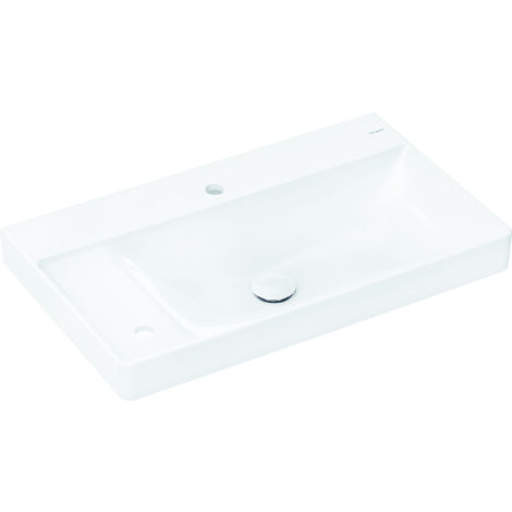 hansgrohe Xelu Q lavabo, 2 trous pour robinet, avec tablette, (1/3)