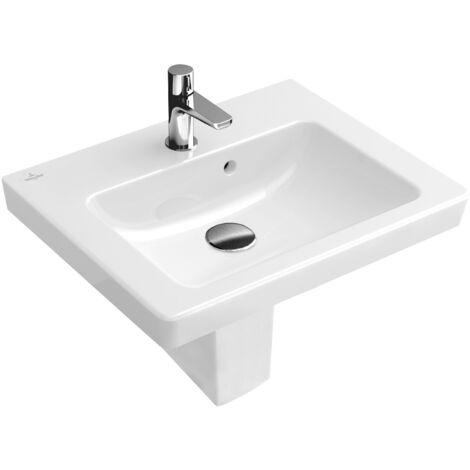 Villeroy & Boch Subway 2.0 lave-mains, 1 trou pour robinet, avec (1/7)