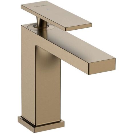 Hansgrohe Tecturis E - Mitigeur d'évier avec vidage, CoolStart, EcoSmart, bronze brossé 73018140 (1/5)