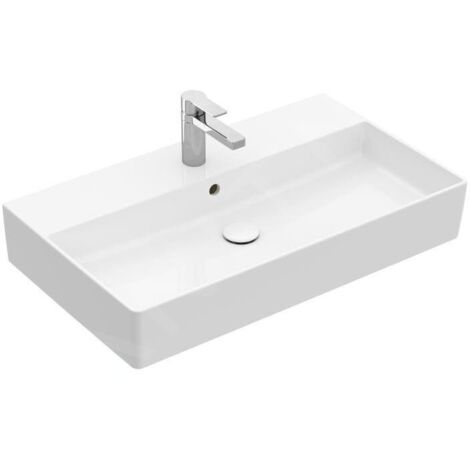 Villeroy & Boch Memento 2.0 lavabo mural, 1 trou pour robinet, (1/5)
