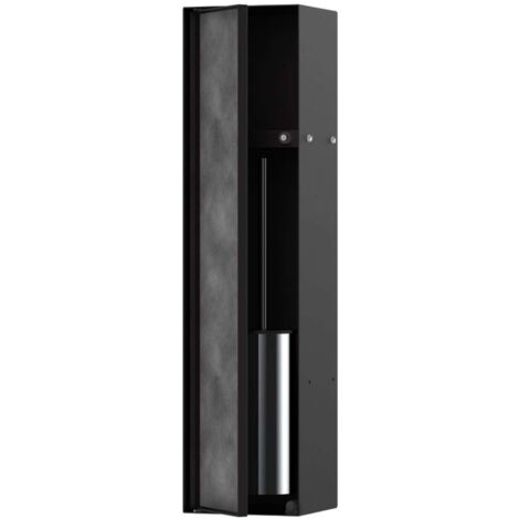 hansgrohe XtraStoris Rock Porte-brosse WC, avec tablette, porte (1/6)
