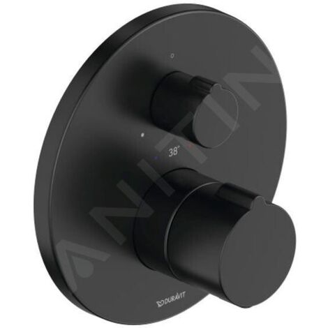 Duravit C.1 Thermostat de douche encastré, rosette ronde, 1 (1/2)