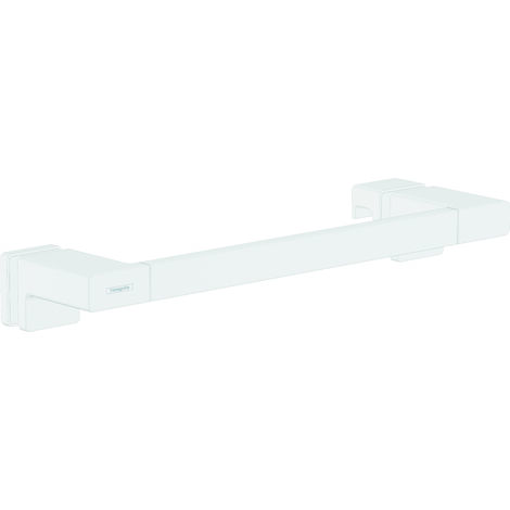 HANSGROHE 41759700 Poignée de porte de douche AddStoris blanc mat (1/2)