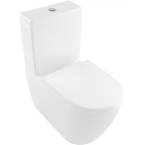 Cuvette Subway 2.0370 x 700 mm, DirectFlush, modèle sur pied, pour installation près du mur, sortie horizontale, sortie verticale possibleavec coude vario, En porcelaine sanitaire Blanc