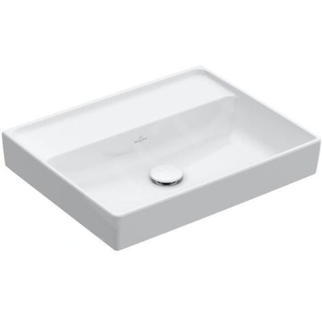 Villeroy &amp Boch Collaro lavabo, sans trou pour robinet, sans