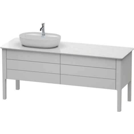 Meuble sous-lavabo Luv Duravit à poser, 1733 x 570 mm, 2 tiroirs, (1/2)