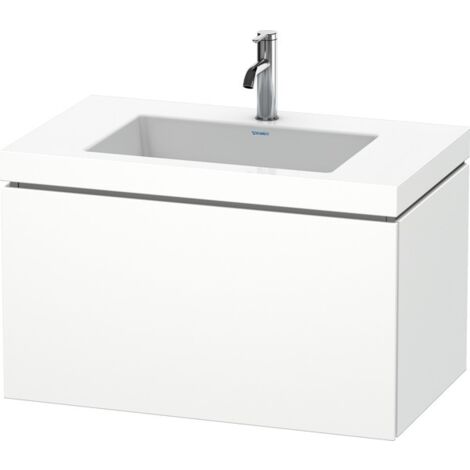 Duravit L-Cube c-bonded Ensemble suspendu, 1 tiroir, sans (1/3)