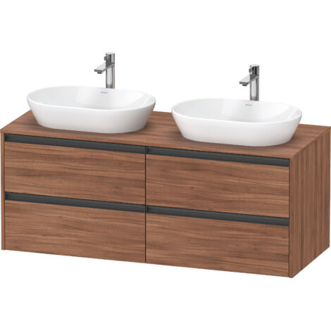 Duravit Ketho.2 bâti-support de lavabo sur console suspendu, (1/2)