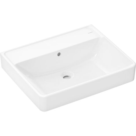 hansgrohe Xanuia Q lavabo, sans trou pour robinet, avec