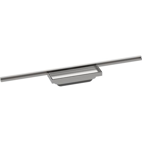 Hansgrohe – Caniveau de douche RainDrain Minimalistic 700mm – Grille en acier inoxydable réglable – Système anti-odeurs – Technologie QuickClean