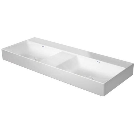 Duravit DuraSquare lavabo double, meuble lavabo double 120x47cm, (1/3)