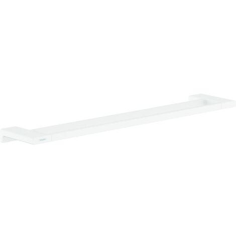 Hansgrohe AddStoris - Porte-serviettes double, longueur 65 cm, blanc mat 41743700