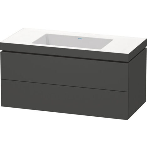 Duravit L-Cube Meuble lave-mains c-bonded avec base murale, (1/5)