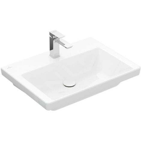 Vasque Villeroy & Boch Subway 3.0, rectangulaire, 1 trou pour (1/5)