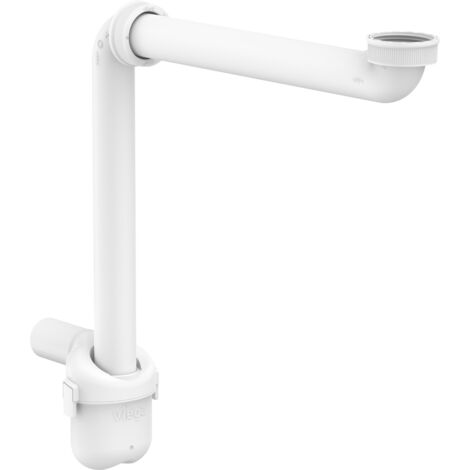 Hansgrohe Accessoires - Siphon de lavabo, gain de place, 32mm, blanc 54235000