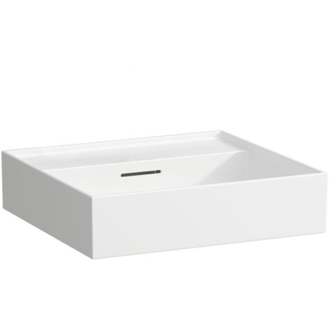 LAUFEN Kartell lavabo à encastrer, sans trou pour robinet, avec