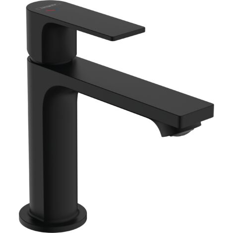 Hansgrohe – Mitigeur de lavabo noir mat avec vidage – Technologie CoolStart pour économie d'eau – Débit 4 l/min – 72589670