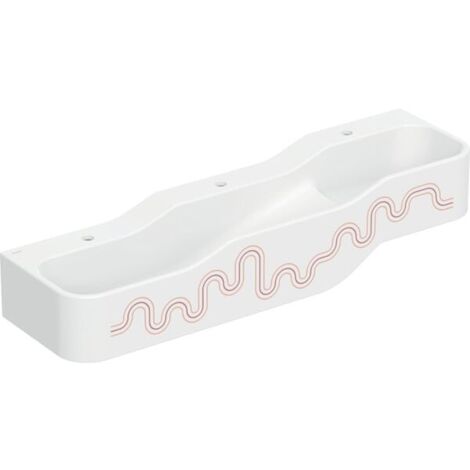 Geberit Bambini jeu et lavabo, L:140cm, 3 places de lavage,