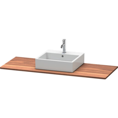 Console en bois massif Duravit XSquare, 1 découpe au centre, (1/3)