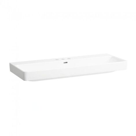 LAUFEN PRO S lavabo, 3 trous pour robinet, avec trop-plein, (1/3)
