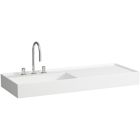 LAUFEN Kartell lavabo, encastré, tablette à droite, 3 trous pour (1/5)