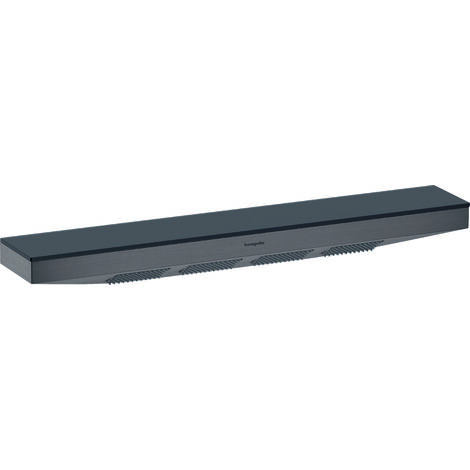 Hansgrohe Rainfinity - Douche de cou avec étagère, chrome noir brossé 26243340