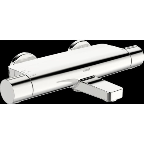 Hansa Optima - Mitigeur thermostatique de baignoire, chrome 65132201