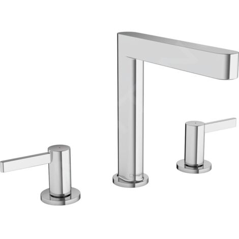 hansgrohe Finoris robinetterie de lavabo 3 trous 160 avec vidage (1/5)