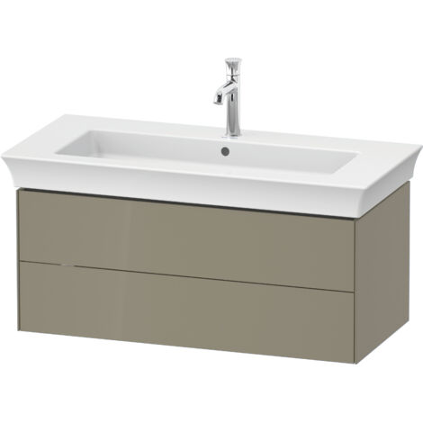 Duravit White Tulip, meuble sous-lavabo suspendu, largeur 984 x (1/3)