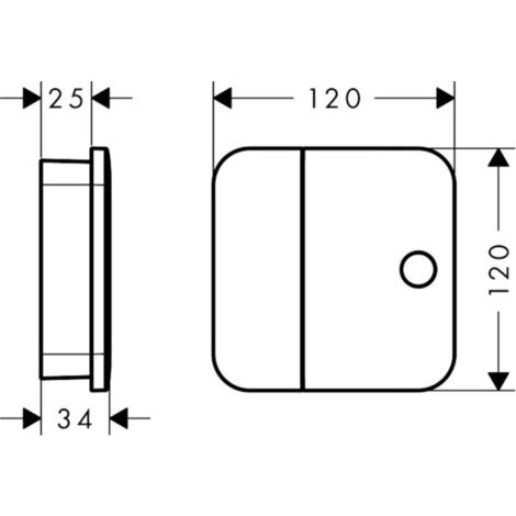 Axor Hansgrohe Citterio mitigeur lavaboe-mains Chromé: 39015000
