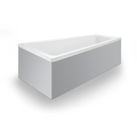 Duravit – Baignoire asymétrique 1600x850 mm gauche en acrylique sanitaire – Volume utile 140 litres – Trop-plein central – 700506000000000