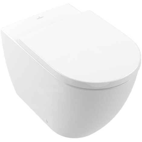 Villeroy & Boch Subway 3.0 - WC à poser, TwistFlush, AntiBac, CeramicPlus, Stone White 4671T0RW
